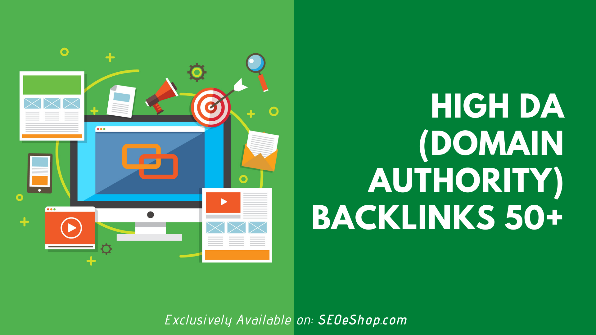 Buy DA (Domain Authority) 50+ Buy High DA Backlinks · 50+ DA (Domain
